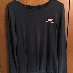 Vineyard Vines Navy women’s long sleeve t shirt